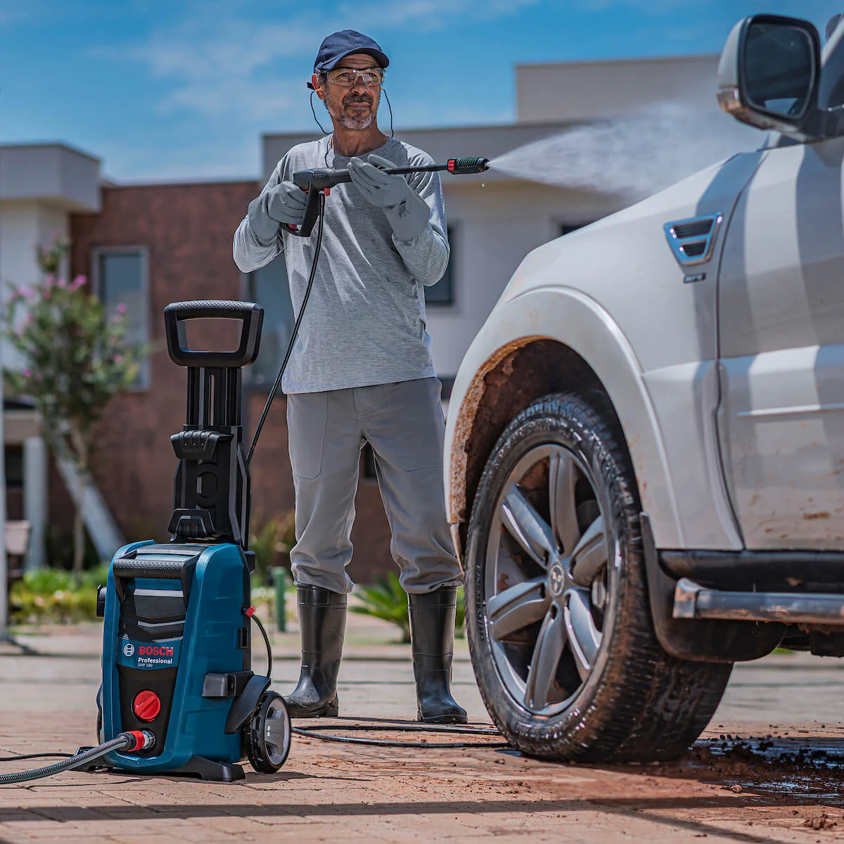 Hidrolavadora de alta presión con manguera de 5 m marca Bosch - Image 10