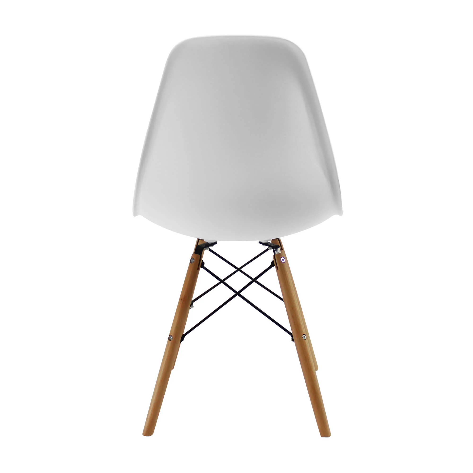 Kit por 2 sillas de comedor DKR tipo Eames color blanco - Image 3