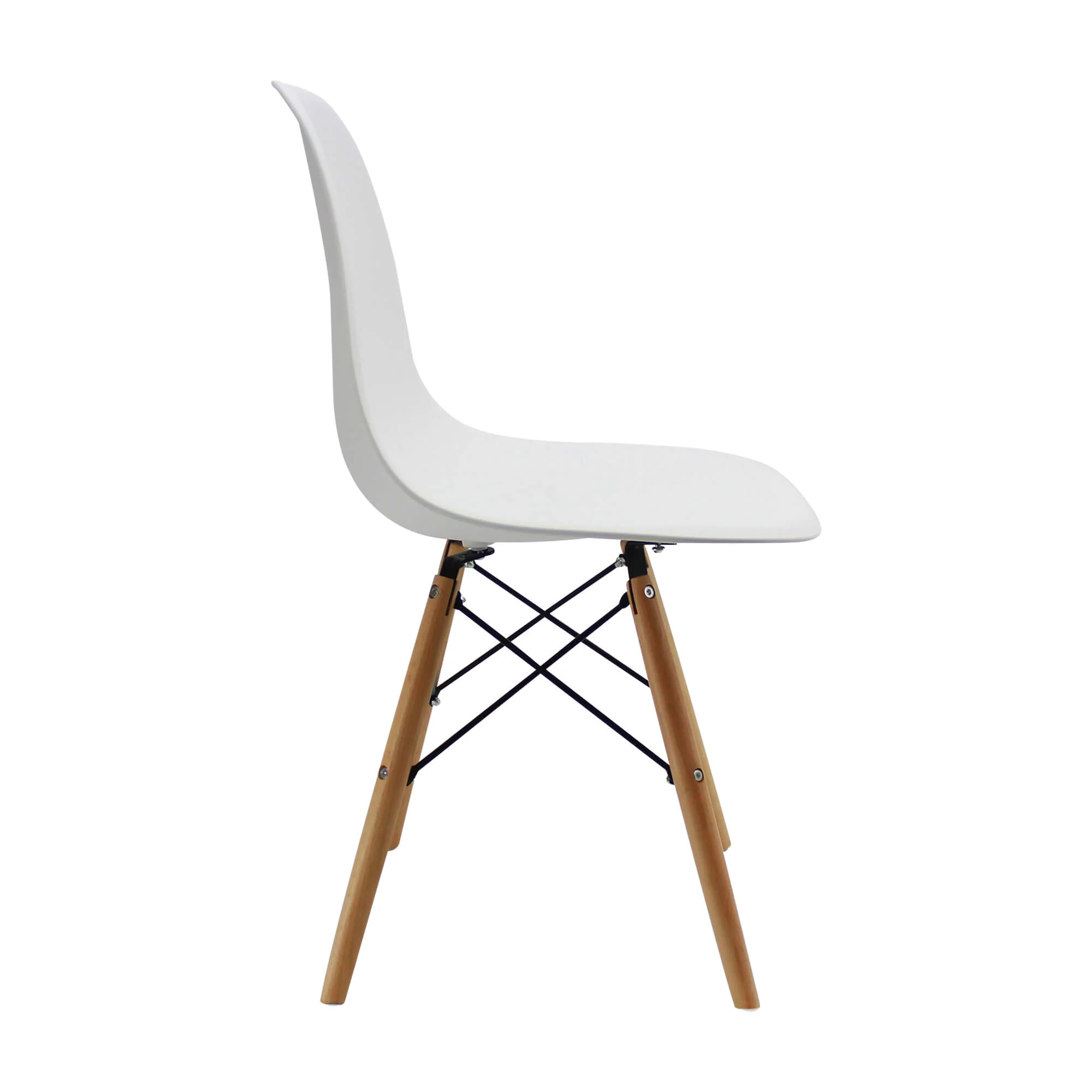 Kit por 2 sillas de comedor DKR tipo Eames color blanco - Image 4