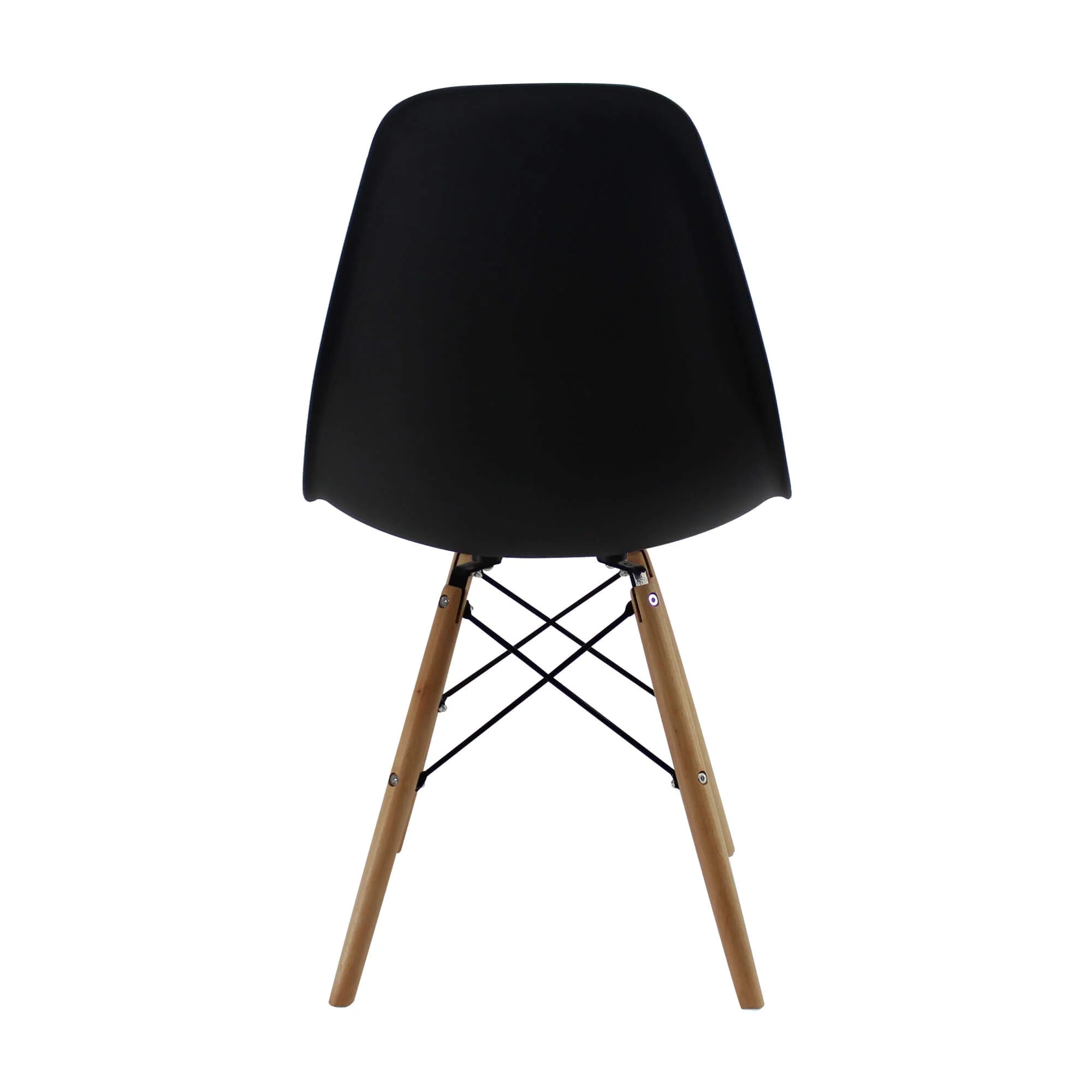 Kit por 2 sillas de comedor DKR tipo Eames color negro - Image 4