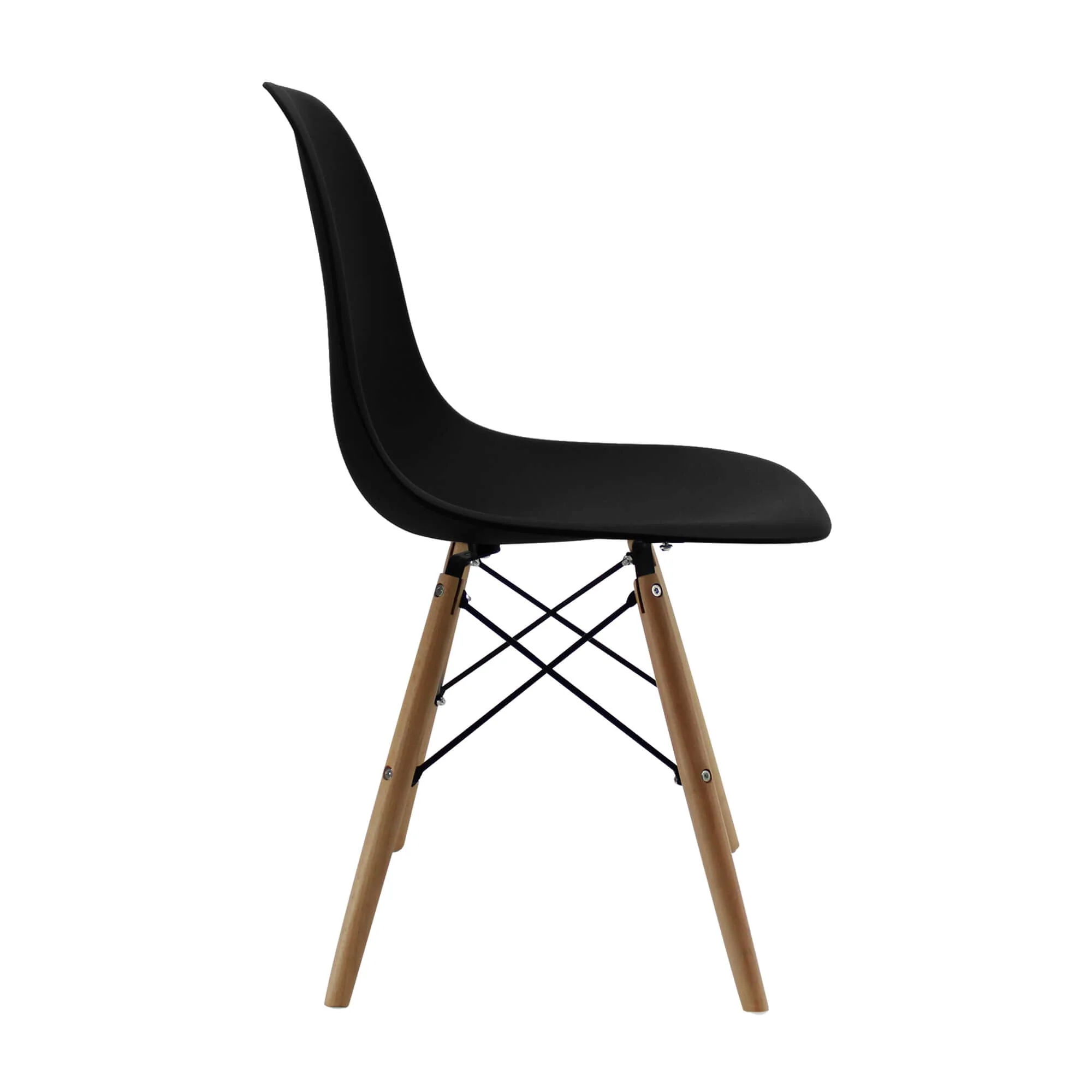 Kit por 2 sillas de comedor DKR tipo Eames color negro - Image 5