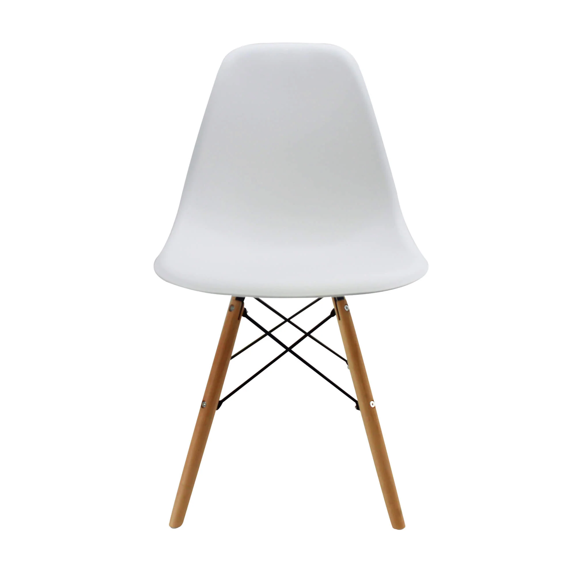 Kit por 6 sillas de comedor DKR tipo Eames color blanco - Image 5