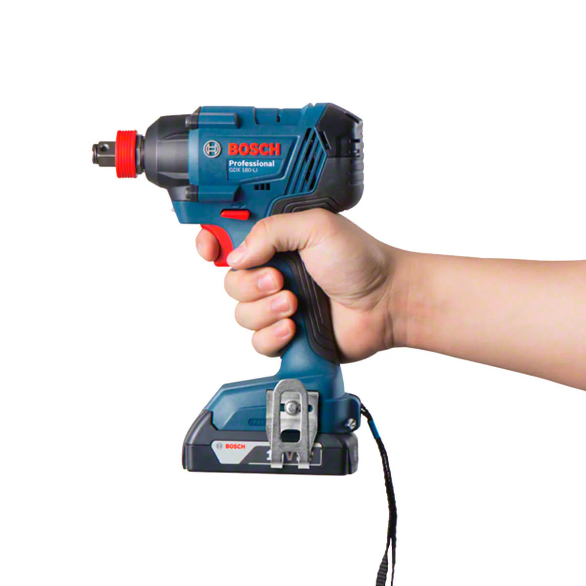 Llave de impacto 1/4" y 1/2" 18V 180Nm 2 bat GDX 180-LI Bosch - Image 4
