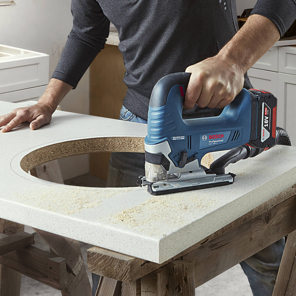Sierra caladora inalámbrica 18V GST 185-LI Sin Bateria/Sin cargador Brushless Bosch - Image 8