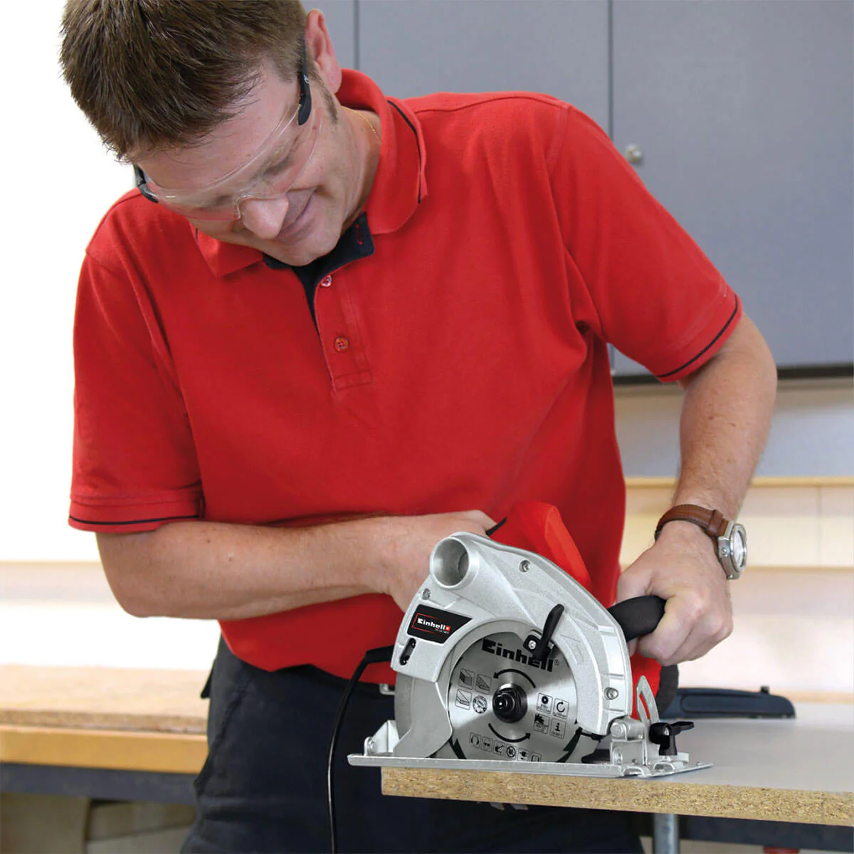 Sierra circular 7-1/4" 1.400 watts marca Einhell - Image 8