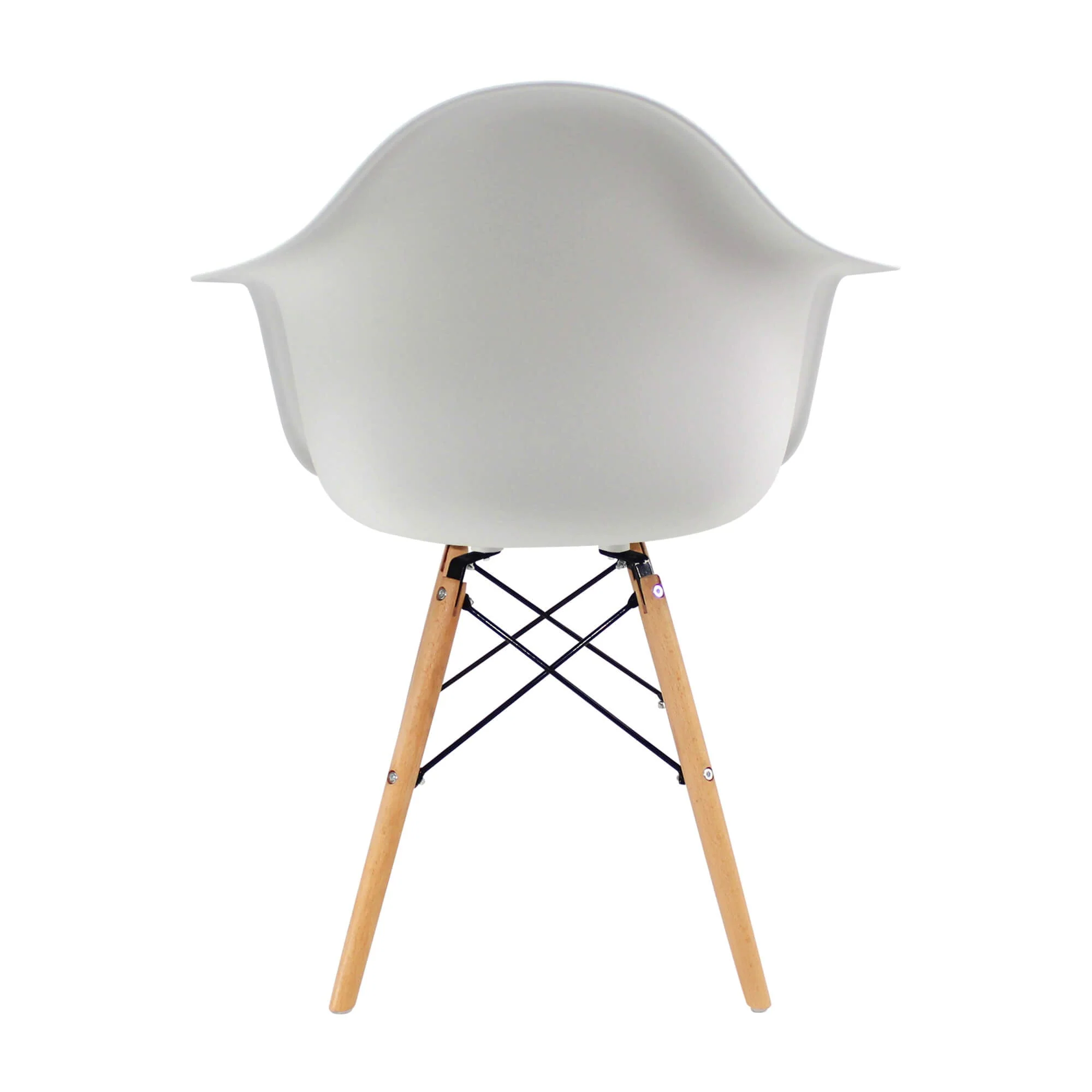 Silla de comedor Eames brazos color blanco - Image 3