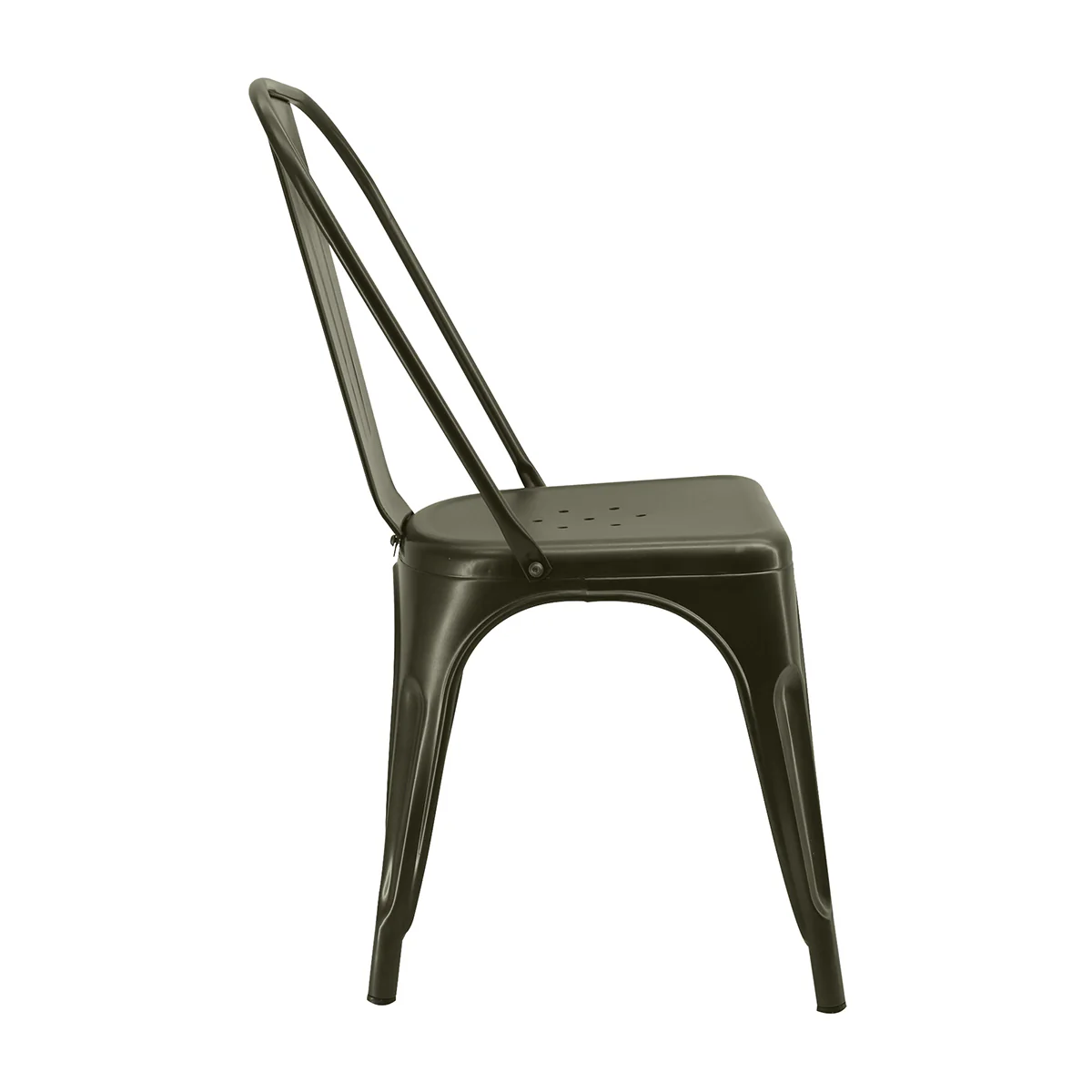 Silla de comedor titan tipo tolix color bronce - Image 3