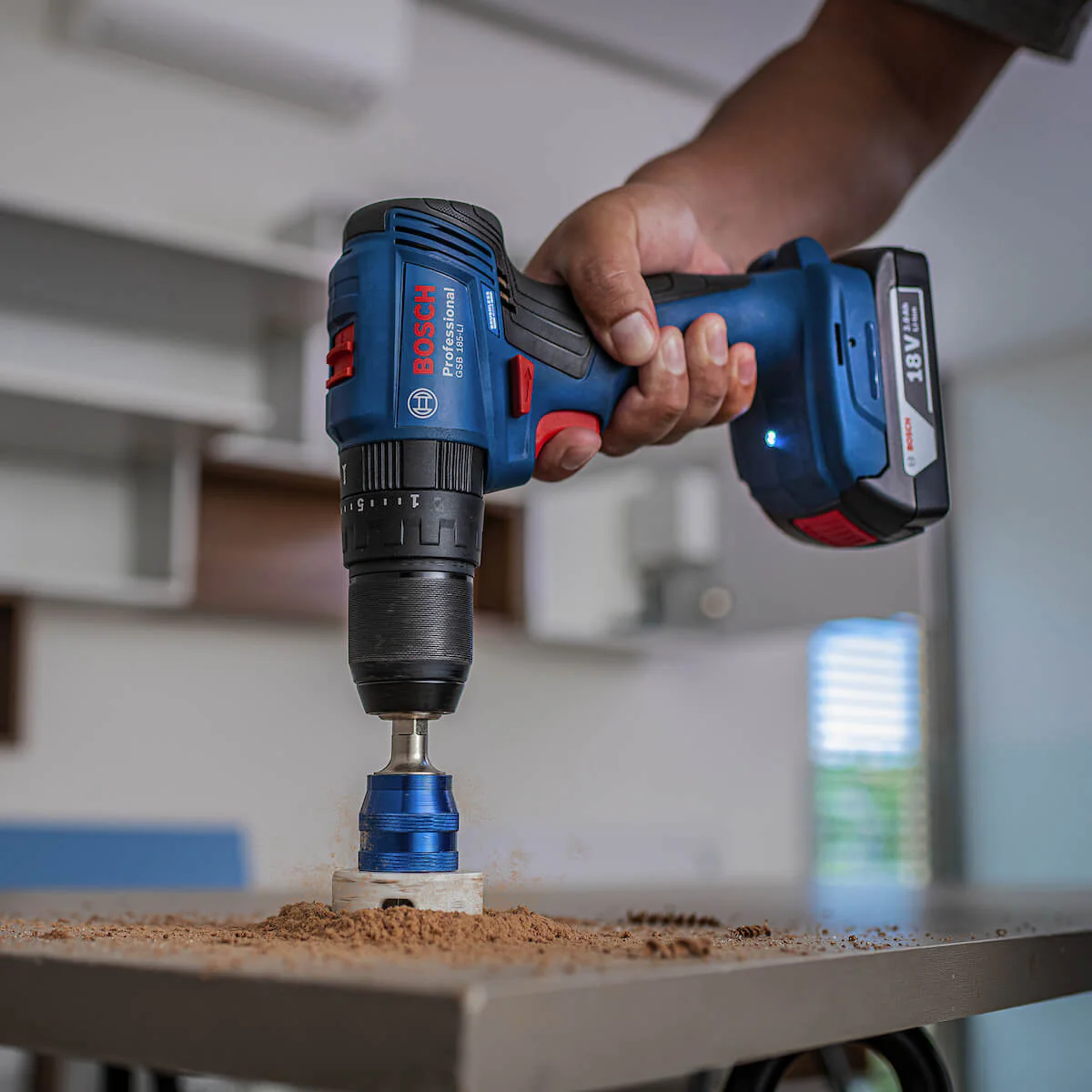 Taladro percutor 1/2" 18V 2 bat Brushless GSB 185-LI Bosch - Image 13