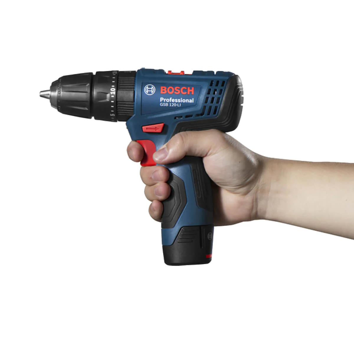 Taladro percutor 3/8" 12V 2 bat + 23 Acc GSB 120-LI Bosch - Image 11