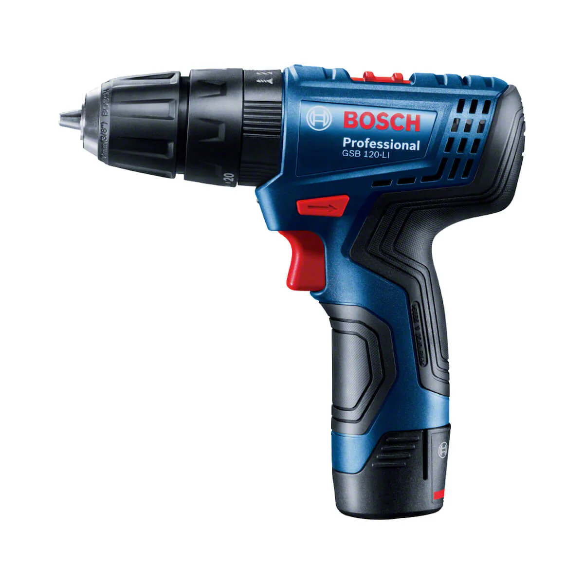Taladro percutor 3/8" 12V 2 bat + 23 Acc GSB 120-LI Bosch - Image 3